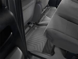 WeatherTech 07+ Toyota Tundra Double Cab Rear FloorLiner - Black | 440932
