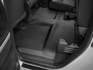 WeatherTech 14+ Toyota Tundra Double Cab Rear FloorLiners - Black | 440939 - Image 4