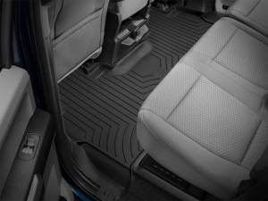 WeatherTech 2017+ Ford F-250/F-350/F-450/F-550 Rear FloorLiner HP - Black | 4410123IM - Image 4