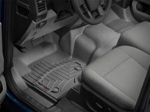 WeatherTech 17+ Ford F-250/F-350/F-450 Front FloorLiner - Black (w/ 1st Row Bench Seats) | 4410321 - Image 11