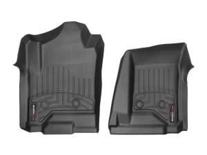 WeatherTech 15+ GMC Sierra/Denali 3500HD Vinyl Front FloorLiner BLK - Crew Cab (no 4x4 Floorshifter) | 4412661V