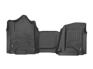 WeatherTech 15-19 Chevrolet Silverado 2500HD/3500HD Front FloorLiner for Vinyl Floors - Black | 4412681V