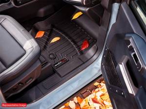 WeatherTech - WeatherTech 15-19 Chevrolet Silverado 2500HD/3500HD Front FloorLiner for Vinyl Floors - Black | 4412681V - Image 6