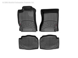 WeatherTech - FloorMat WeatherTech 03-08 Subaru Forester Front and Rear Floorliners - Black | 441281-440972 - Image 1