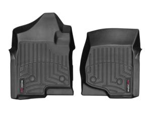 WeatherTech - WeatherTech 08-14 Chevrolet Silverado 2500/3500 Crew/Extended Cab Front FloorLiner - Black | 4413061 - Image 1