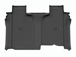WeatherTech 2019+ Chevrolet Silverado 1500 Crew Cab Rear FloorLiner - Black | 4414364