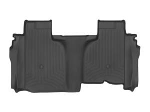 WeatherTech 19-23 Chevy Silverado 1500 Double Cab w/ 1st Row Bucket Seats Rear FloorLiner - Black | 4414367