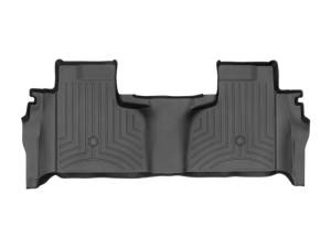 WeatherTech 19-23 Chevrolet Silverado 1500 Double Cab (First Row Bench) Rear FloorLiner - Black | 4414369
