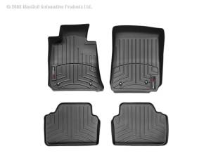 WeatherTech - FloorMat WeatherTech 06 BMW 3-Series (E90/E91) Front and Rear Floorliners - Black | 441581-441462 - Image 2