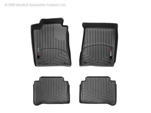 WeatherTech - FloorMat WeatherTech 03 Mercedes-Benz E-Class Sedan Front and Rear Floorliners - Black | 441731-440882 - Image 2