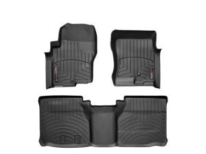 WeatherTech - FloorMat WeatherTech 08-11 Nissan Frontier Front and Rear Floorliners - Black | 441761-440472 - Image 3