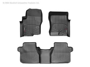 WeatherTech - FloorMat WeatherTech 05-11 Nissan Frontier Front and Rear Floorliners - Black | 441761-440473 - Image 3