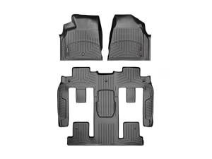 WeatherTech - FloorMat WeatherTech 07-09 Saturn Outlook/08-11 Buick Enclave Front and Rear Floorliners - Black | 442511-441114 - Image 4