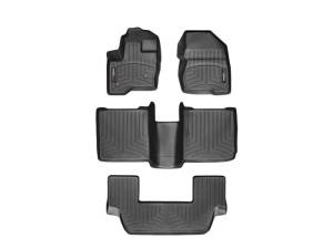 WeatherTech - FloorMat WeatherTech 09-11 Ford Flex Front/Rear/and Rear Floorliners - Black | 443121-44208-2-3 - Image 3