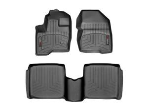 FloorMat WeatherTech 10-14 Lincoln MKT Front and Rear Floorliners - Black | 443121-446502