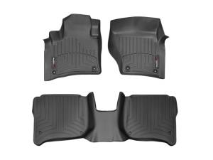 WeatherTech - WeatherTech 11+ Porsche Cayenne Front and Rear FloorLiners - Black | 44333-1-3 - Image 3