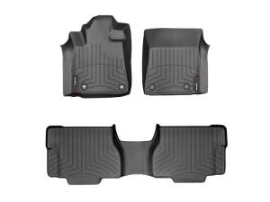 WeatherTech - Floor Mat Set FloorMat WeatherTech 12+ Toyota Sequoia Front and Rear Floorliners - Black | 444081-440937 - Image 2