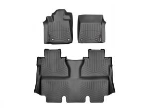 WeatherTech - Floor Mat Set FloorMat WeatherTech 14+ Toyota Tundra (Crewmax Only) Front and Rear Floorliners - Black | 444081-440938 - Image 4