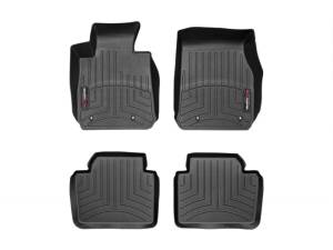 WeatherTech - FloorMat WeatherTech 12+ BMW 3-Series Front and Rear Floorliners - Black | 44410-1-2 - Image 2