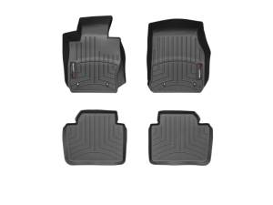 WeatherTech - Floor Mat Set FloorMat WeatherTech 12+ BMW 3-Series Front and Rear Floorliners - Black | 444541-444102 - Image 2