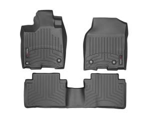 WeatherTech - FloorMat WeatherTech 13+ Acura RDX Front and Rear Floorliners - Black | 44471-1-2 - Image 3