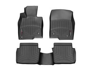 FloorMat WeatherTech 14+ Mazda Mazda3 Front and Rear Floorliners - Black | 44486-1-3