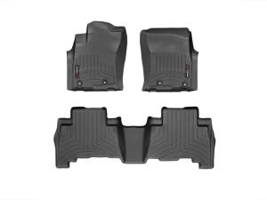 WeatherTech - Floor Mat Set FloorMat WeatherTech 13+ Toyota 4Runner Front and Rear Floorliners - Black | 444931-442862 - Image 2