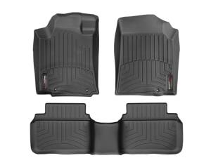 WeatherTech - FloorMat WeatherTech 13+ Nissan Altima Front and Rear Floorliners - Black | 444981-444662 - Image 2