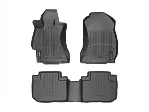 WeatherTech - Floor Mat Set FloorMat WeatherTech 14+ Subaru Forester Front and Rear Floorliners - Black | 44531-1-2 - Image 4
