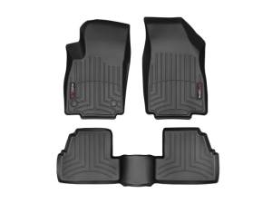 WeatherTech - Floor Mat Set FloorMat WeatherTech 13+ Buick Encore Front and Rear Floorliners - Black | 44532-1-2 - Image 2