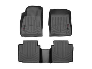 Floor Mat Set FloorMat WeatherTech 14+ Chevrolet Impala Front and Rear Floorliners - Black | 44534-1-2