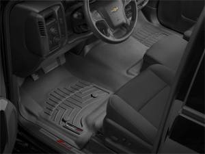 WeatherTech 14+ Chevrolet Silverado Front FloorLiner - Black | 445431 - Image 3
