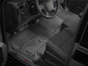 WeatherTech - FloorMat WeatherTech 14+ Chevrolet Silverado Front and Rear Floorliners - Black | 445431-445422 - Image 5