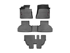 FloorMat WeatherTech 14+ BMW X5 Front/Rear/and Rear Floorliners - Black | 44559-1-2-3