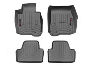 FloorMat WeatherTech 14+ BMW 4-Series Front and Rear Floorliners - Black | 44560-1-3