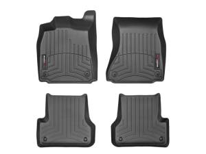 WeatherTech - Floor Mat Set FloorMat WeatherTech 12+ Audi A6/S6/A7 Front and Rear Floorliners - Black | 445641-443742 - Image 2