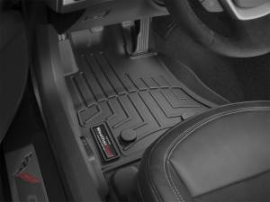 WeatherTech - WeatherTech 14 Chevrolet Corvette Stingray Front FloorLiner - Black | 445891 - Image 5