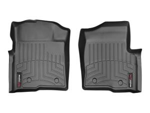 WeatherTech - WeatherTech 09+ Ford F150 Reg/SuperCrew (w/ Heating Vents) Front FloorLiners - Black | 446111 - Image 2