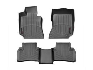 FloorMat WeatherTech 15+ Mercedes-Benz E-Class Front and Rear Floorliners - Black | 446811-442583