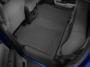 WeatherTech 2015+ Ford F-150 SuperCrew (1st Row Bench) Rear FloorLiner HP - Black | 446974IM - Image 13