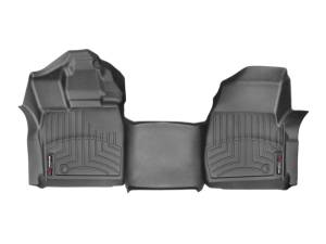 WeatherTech 16+ Ford F-150 Regular Cab Vinyl Floor Front FloorLiner-Black (Bench Seats w/o Console) | 446981V - Image 2