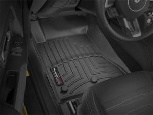 WeatherTech 15 Ford Mustang Front FloorLiners - Black | 446991 - Image 15