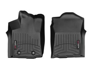 WeatherTech - WeatherTech 16+ Toyota Tacoma Double Cab (Auto Trans Only) Front FloorLiner - Black | 448671 - Image 4