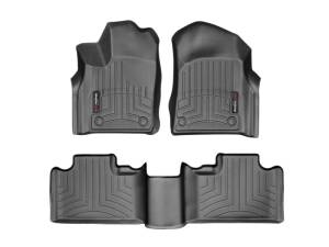 WeatherTech - FloorMat WeatherTech 2016 Dodge Durango Front and Rear Floorliners - Black | 449301-443242 - Image 2