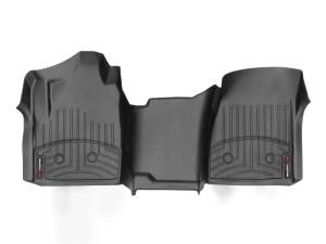 WeatherTech 2014+ Chevrolet Silverado 1500 Front w/ Vinyl Floors FloorLiner - Black | 449531V