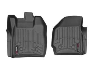 WeatherTech 13-16 Ford F-250 F-250/F-350/F-45-/F-550 Vinyl Front FloorLiner - Black (Regular Cab) | 449581V