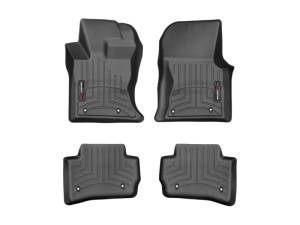 WeatherTech - WeatherTech 2017 Jaguar F-Pace Front and Rear FloorLiner - Black | 44963-1-2 - Image 1