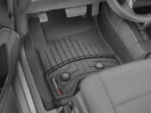 WeatherTech - WeatherTech 2014+ Chevrolet Silverado 1500 Vinyl Front FloorLiner - Black (Double/Crew Cab) | 449681V - Image 12