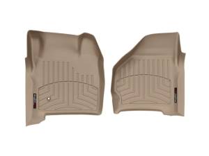 WeatherTech 99-07 Ford F250 Super Duty Crew Front FloorLiner - Tan | 450021 - Image 2