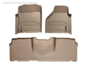 WeatherTech - FloorMat WeatherTech 06-08 Dodge Ram Truck Front and Rear Floorliners - Tan | 450041-450123 - Image 1